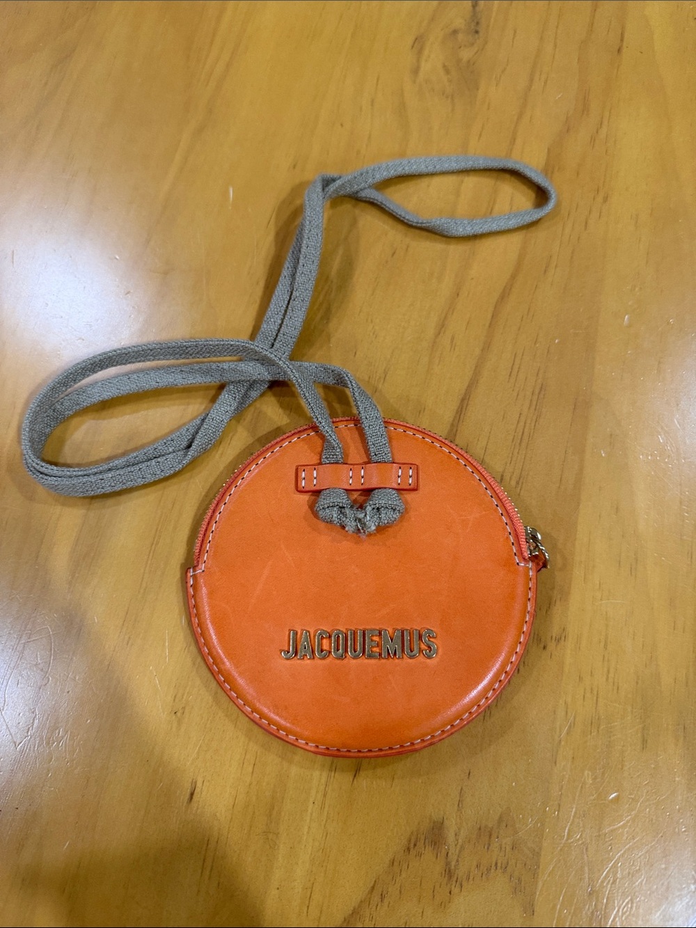 Jacquemus Orange Le Pitchou Coin Purse